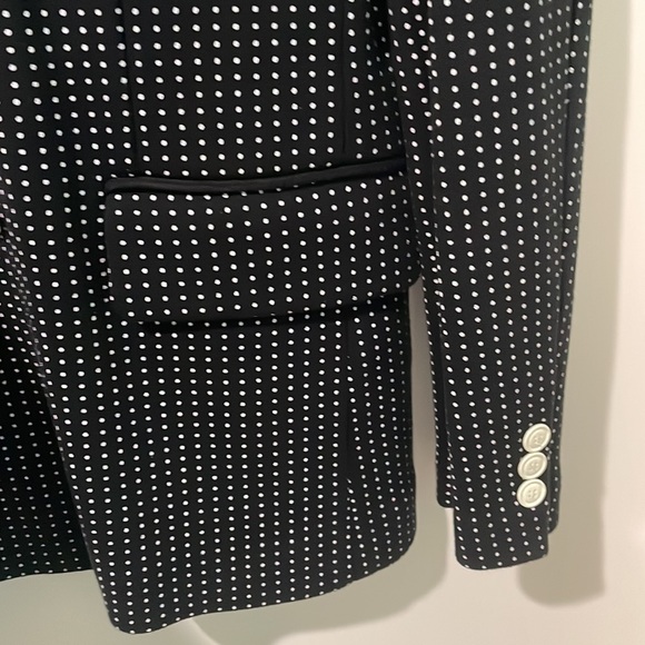 EUC Y-3 Adidas Yohji Yamamoto mens polka dot cotton blazer - Picture 6 of 13